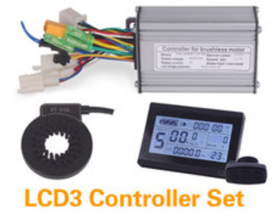 КТ контроллер с LCD3 дисплеем и датчиком PAS  36/48В